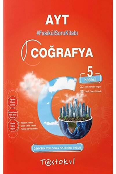 Test Okul Yayınları Test Okul Ayt Coğrafya Fasikül Soru Kitabı