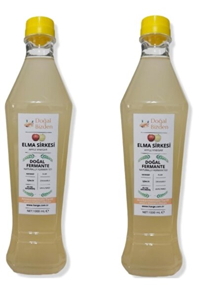 Doğal Bizden Doğal Fermante Elma Sirkesi Yumuşak Içim 1000ml Pet (2 ADET)