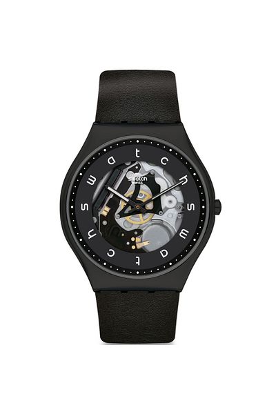 Swatch White Side Men's Wristwatch Ss07b101