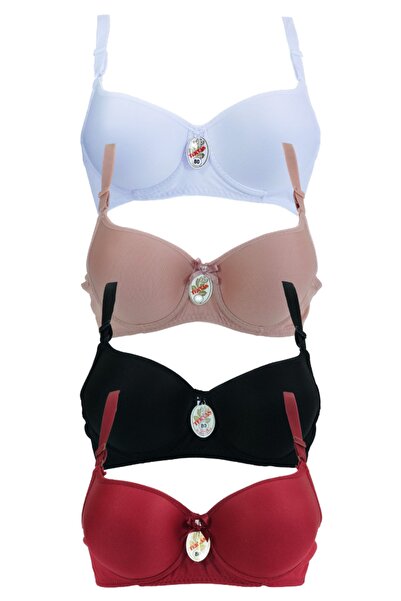 Tektaş Sutien fără căptușeală cu sârmă pentru femei, 4 piese