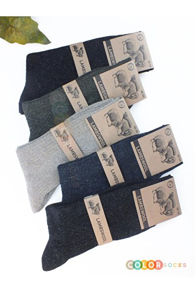Color Socks 5 ζευγάρια χειμερινές μάλλινες κάλτσες Lambswool (ΕΙΔΙΚΟ ΜΑΛΛΙ ΑΡΒΕΛΙΝΟΥ)