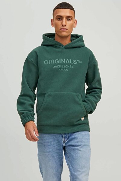 Jack & Jones جاك آند جونز 12216573   سويت شيرت رجالي - كاكي