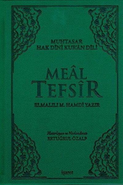 İşaret Yayınları Meal Tefsir - Muhtasar Hak Dini Kur’an Dili (yeşil Renk) / /...