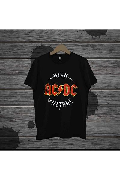 Touz Eyl Boutique Acdc Unisex Oversize T-shirt