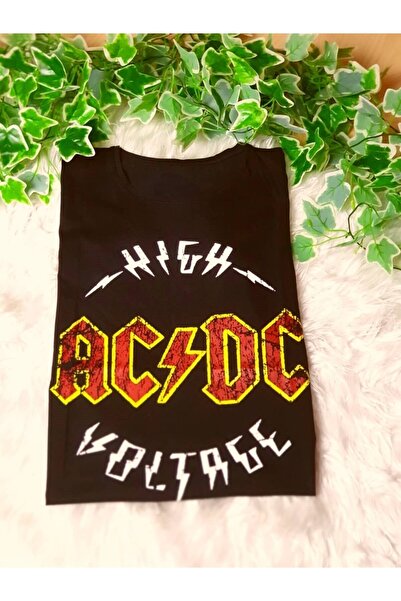 Touz Eyl Boutique Acdc Unisex Oversize T-shirt