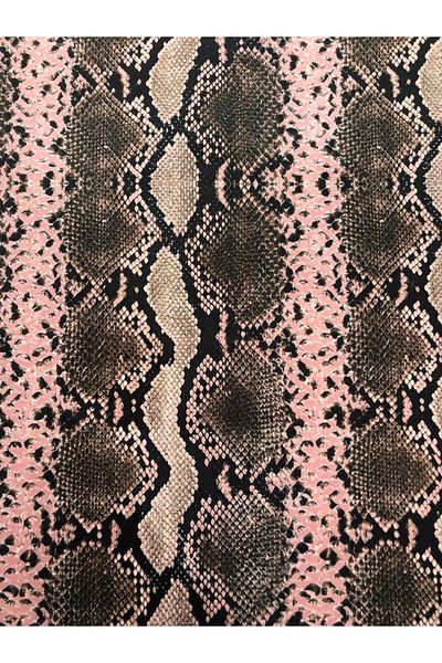 çataloğlu tekstil Snakeskin Patterned Babyface Fabric