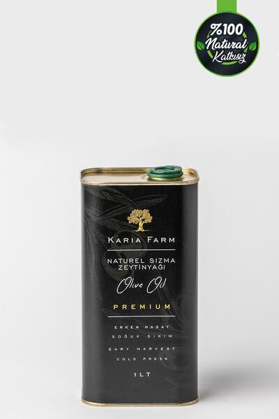 Kariafarm Soğuk Sıkım Natural Sızma Zeytinyağı 1 Litre
