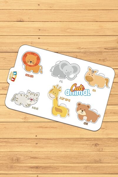 enozeli Sevimli Hayvanlar Eğitici Yap Boz