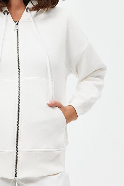 Açelya Okcu Φούτερ με κουκούλα με φερμουάρ