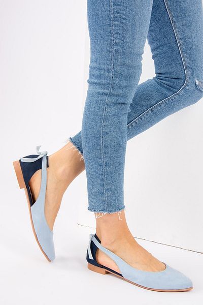 Fox Shoes Modré/námořnické modré dámské baleríny H726324002