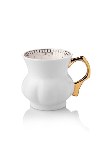 KURT HOME Perotti Emery Yaldızlı Porselen Kupa