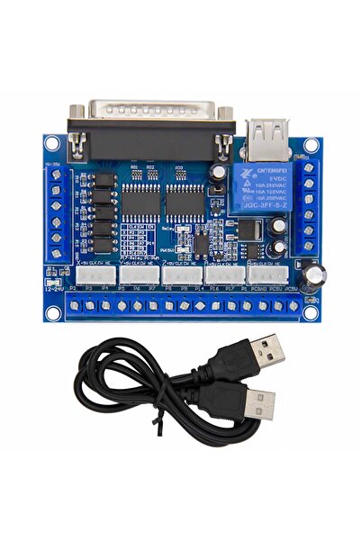 Genel Markalar Mach3 5 Eksen Lpt Cnc Kontrol Kartı Step Motor Sürücü Paralel ...