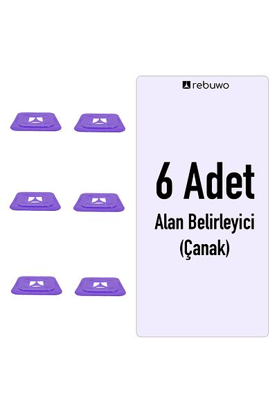 Rebuwo Area Defining Bowl Training Bowl 6 Pieces