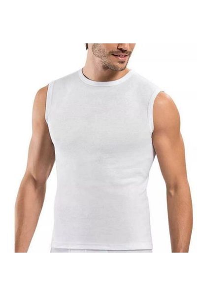 Tutku Men's Ribana Sports Undershirt 0108 Pack of 6