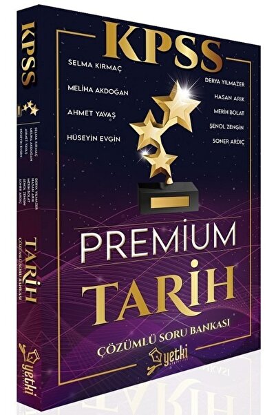Yetki Yayıncılık 2024 Yetki Yayınları KPSS Tarih Premium Soru Bankası Çözümlü