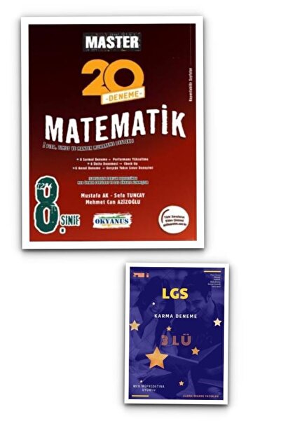 Okyanus Yayınları Okyanus 8. Sınıf Lgs Master Matematik Deneme + Lgs Karma De...