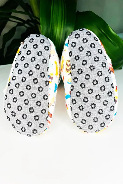 TUOBEBE Car Patterned Slippers Home Boots First Step