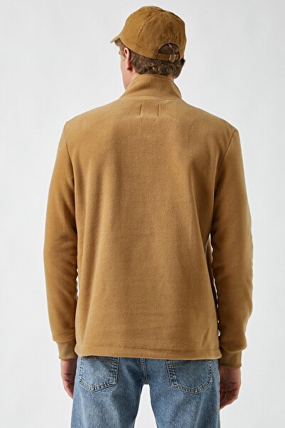 Koton Hnědá mikina Pocket Fleece