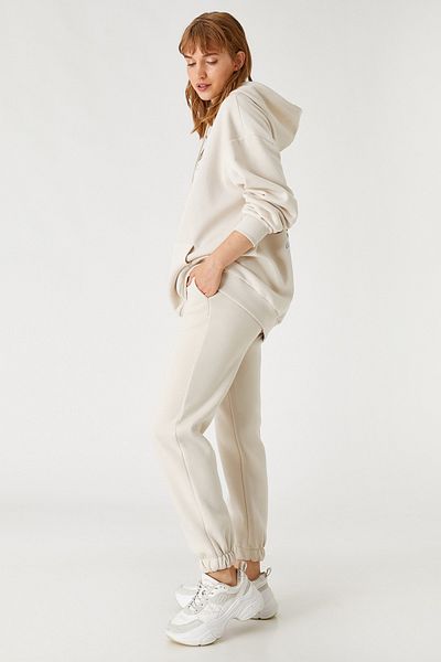 Koton Women's Beige Sweatpants 3WAL40122IK