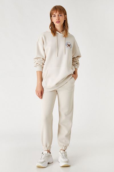Koton Women's Beige Sweatpants 3WAL40122IK