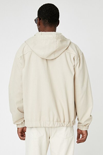 Koton Ανδρικό Μπουφάν Μπεζ 3WAM50024ND