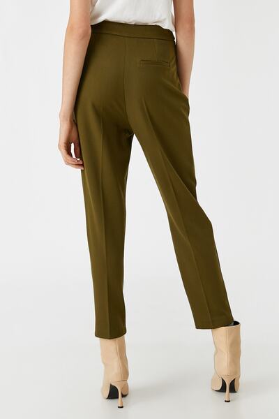 Koton Dámské zelené kalhoty 3WAK40241UW