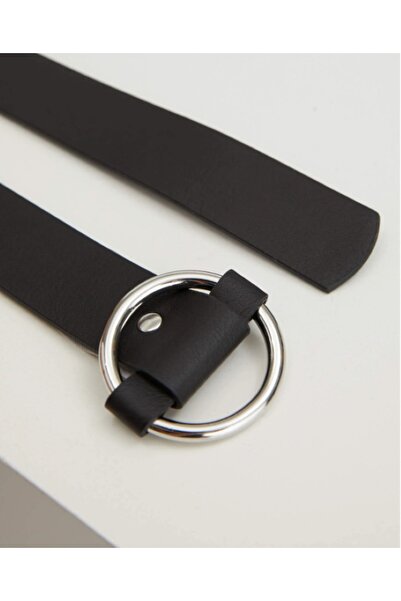 CSR AKSESUAR Срібний ремінь зі штучної шкіри з пряжкою