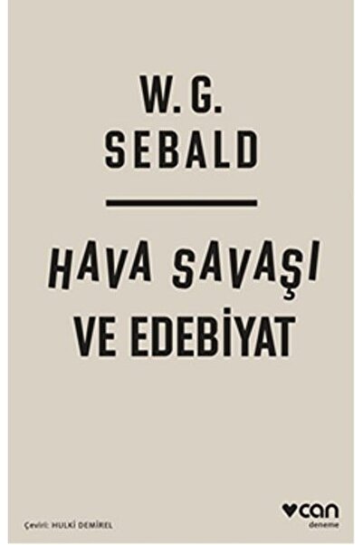 CAN Hava Savaşı Ve Edebiyat / W. G. Sebald / / 9789750732225