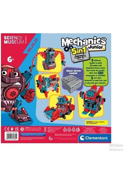 Clementoni Çocuk Clementoni Mechanical Juniore 5 In 1 Movable Robot 61360 Licensed Product