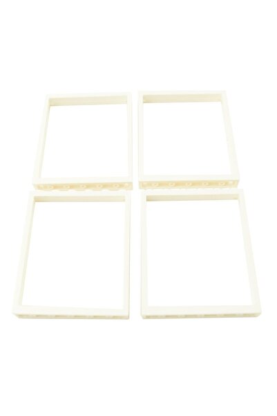 LEGO Orjinal Aksesuar Custom Moc Window City 1 X 6 X 6 Beyaz Büyük Pencere 2 ...