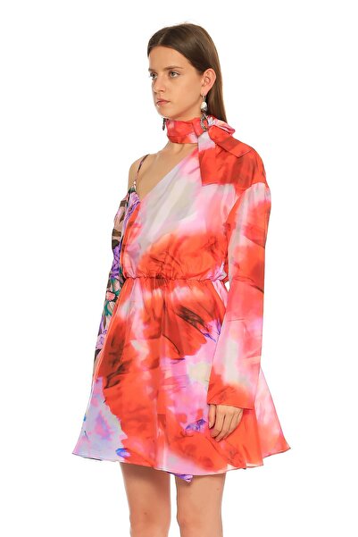 MSGM Kadın Çok Renkli Elbise Msmmda238Y431212-Multı