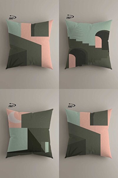 LadiesHome Husă de pernă decorativă cu design decorativ modern, imprimată dig...