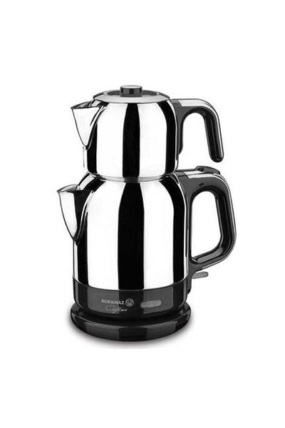 KORKMAZ Inox Chrome Çaytema Electric Teapot - A331