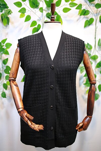 Nacar Çift Cep Kadın Yelek Kışlık