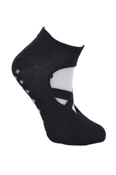 Flora Йога-пілатес шкарпетки, 3 пари, з нековзною підошвою, з принтом у вигляді зірок