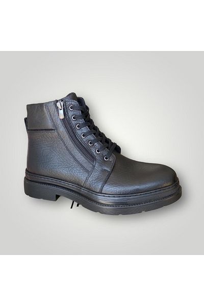 Chartel Λευκά Παπούτσια Γνήσιες Δερμάτινες Μπροστινές Μπότες με φερμουάρ