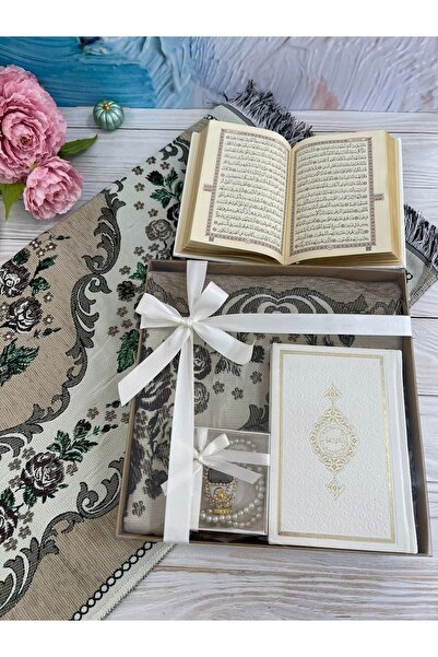 DuhaİslamiHediyelik Covoraș de rugăciune din perle, Mătănii din perle, Zikirm...