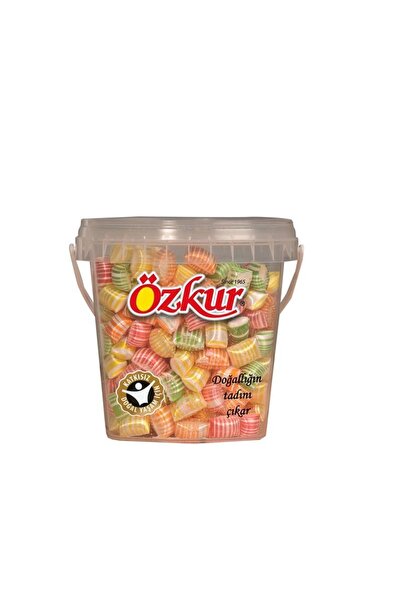 ÖZKUR KURUYEMİŞ Mini Çizgili Akide Şeker 200 Gr