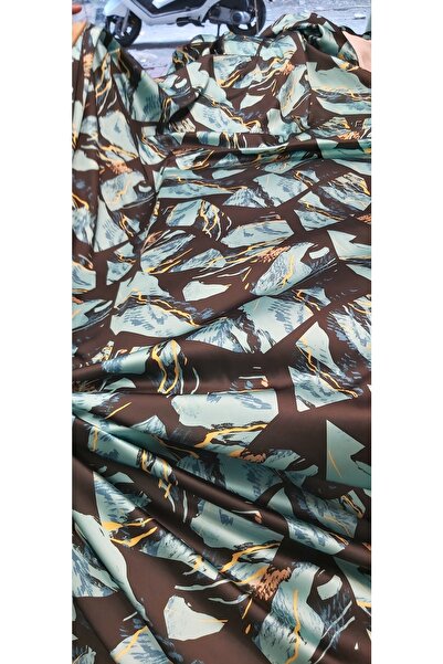 River Fabrics Acetad الساتان المطبوع