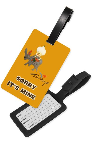 GöztepeAVM Nasrettin Hoca Bagaj Isimlik Valiz Bavul Etiketi Gu151