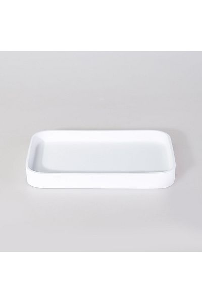 Selim Victoria Rectangular Tray Small White