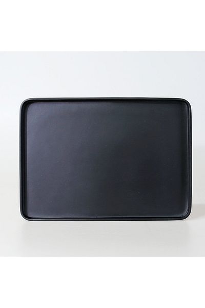 Selim Victoria Rectangular Tray Large Black
