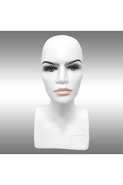 Genel Markalar Plastik Kafa Manken Makyajlı