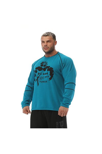 Big Sam Blue Winter Cotton Sweatshirt 4670