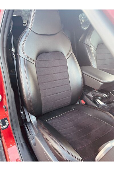 AKINCI Nissan Juke 2020 UyumluSabit Başlık Siyah Taytüyü Siyah Deri Karışımı....