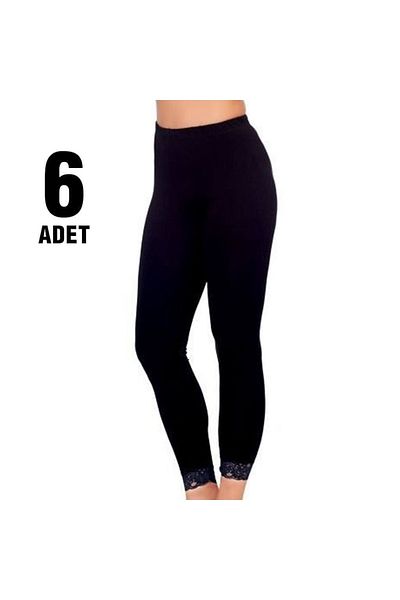 Tutku Set of 6 Long Lace Leggings