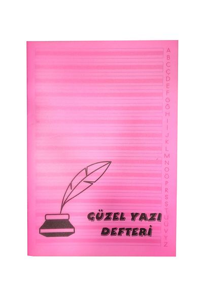 FLY COLOR دفتر كتابة جميل مخطط بحجم A4 - غطاء P.P مخيط