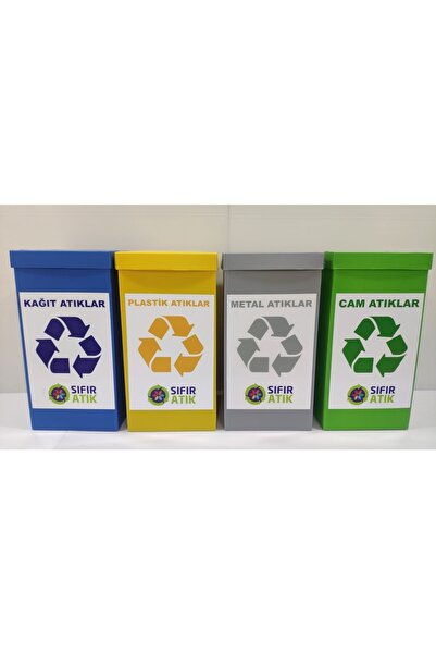 REYKA HİJYEN Sıfır Atık Toplama Kutusu 4'lü Set