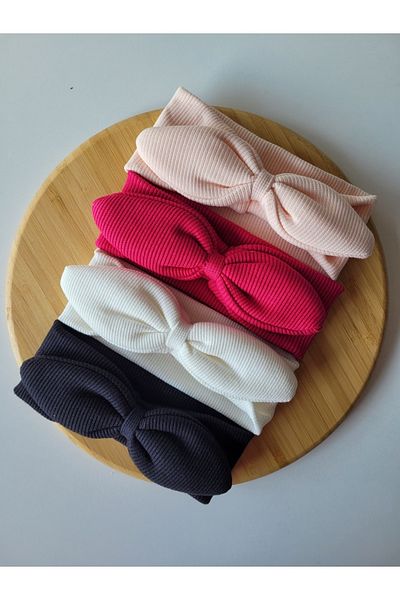SeherBebeButik Κορίτσι & Baby Camisole Rabbit Ear Bandana Σετ 4 τεμαχίων