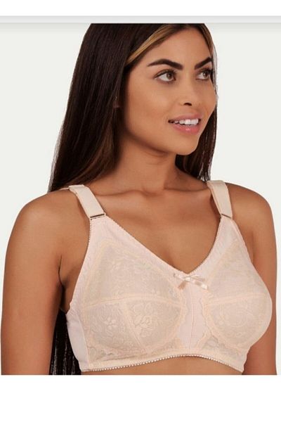 F.K Women's Large Size Bra C Cup Gathering Comfortable Bra Fk Bra Underwear Daily Laundry